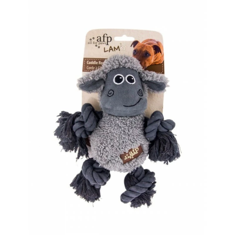 All For Paws Jouet Câlin AFP LAM Animal Avec Corde 3 All For Paws Jouet Câlin AFP LAM Animal Avec Corde