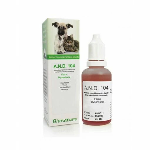 A.N.D 104 Force Dynamisme 30 Ml -NILUFAR Soldes and and 104 force dynamisme 30 ml 3and104