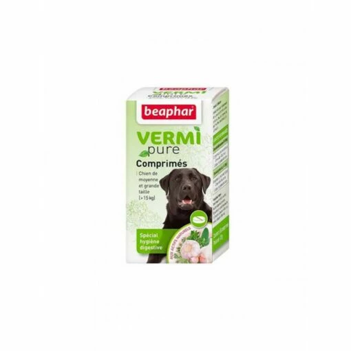 Comprimés Aux Plantes Chien 15kg Beaphar VERMIpure -NILUFAR Soldes beaphar comprimes aux plantes chien 15kg beaphar vermipure 15700