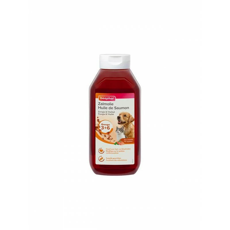 Huile De Saumon Chien & Chat Beaphar Zalmolie 940 Ml 3 Huile De Saumon Chien & Chat Beaphar Zalmolie 940 Ml