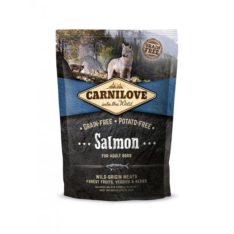 Croquettes Carnilove Grain Free Adulte Saumon 3 Croquettes Carnilove Grain Free Adulte Saumon