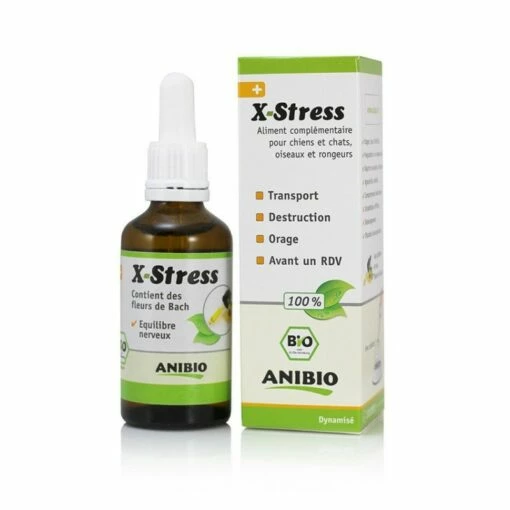 Complément Alimentaire Anti-stress 50 Ml X-Stress - Anibio -NILUFAR Soldes complement alimentaire anti stress 50 ml x stress anibio