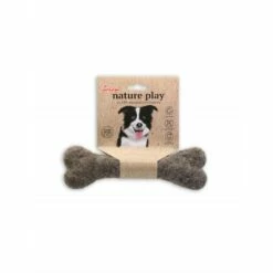 Grand Os à Mâcher Nature Play - Jouet En Laine Corwex -NILUFAR Soldes corwex grand os a macher nature play jouet en laine corwex 80410 1