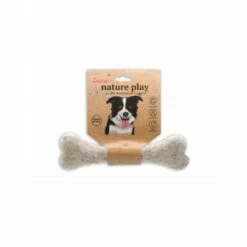 Grand Os à Mâcher Nature Play - Jouet En Laine Corwex -NILUFAR Soldes corwex grand os a macher nature play jouet en laine corwex 80410 2