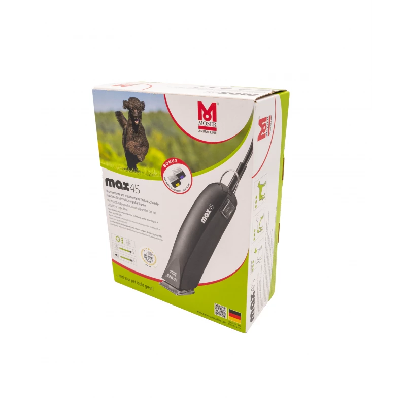 Tondeuse Moser Max 45 + 2 Peignes Offerts 3 Tondeuse Moser Max 45 + 2 Peignes Offerts