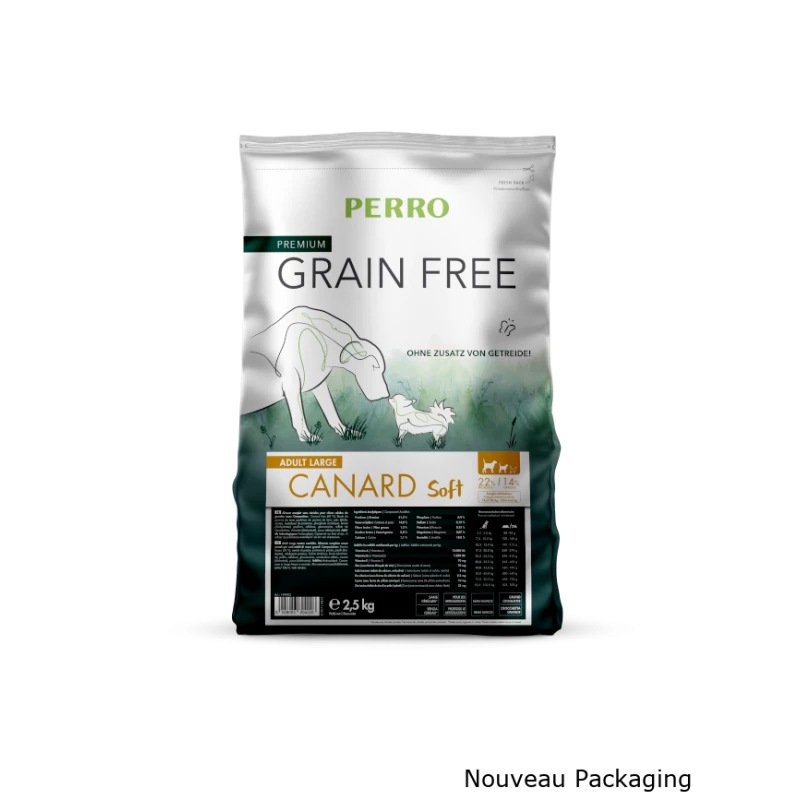 Croquettes Perro Grain Free - Adulte Canard Tendre Grand 3 Croquettes Perro Grain Free - Adulte Canard Tendre Grand