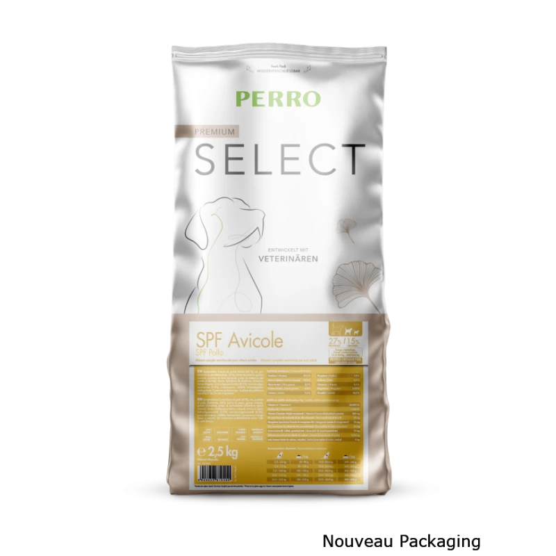 Croquettes Perro Select - Volaille SPF 3 Croquettes Perro Select - Volaille SPF