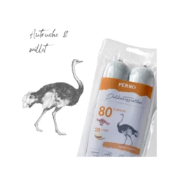 Friandises Autruche & Millet Perro 2 X 400 G -NILUFAR Soldes perro friandises autruche millet perro 2 x 400 g 181590 2