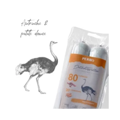 Friandises Autruche & Patate Douce Perro 2 X 400 G -NILUFAR Soldes perro friandises autruche patate douce perro 2 x 400 g 181580 2